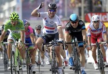 Mark Cavendish (c), durante una etapa del Tour de Francia 2013. | Cordon Press
