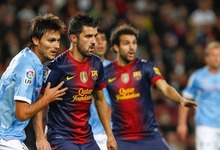 Lance del duelo entre Barcelona y Celta en el Camp Nou. | Cordon Press/Archivo