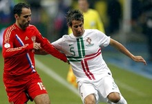 Fabio Coentrao, durante el partido de la seleccin portuguesa contra Rusia. | EFE