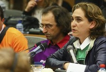 Ada Colau, en el Parlamento Europeo | EFE