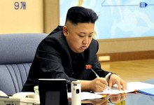 Kim Jong-Un, en una imagen difundida por la agencia oficial de noticias. | Cordon Press