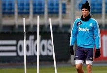 Cristiano se ejercita en solitario. | Foto: realmadrid.com