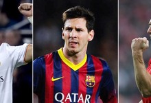 Cristiano Ronaldo, Messi y Rib�ry pelear�n por el Bal�n de Oro.