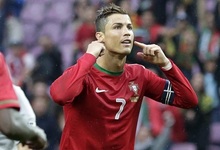 Cristiano Ronaldo, en un partido de Portugal. | Archivo