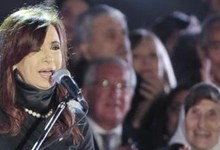 Cristina Fern�ndez de Kirchner durante las celebraciones de la Revoluci�n de Mayo | EFE