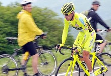 Danilo Di Luca, durante una contrarreloj del Giro de Italia. | EFE
