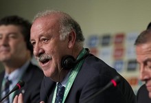 Del Bosque, en la rueda de prensa con los tcnicos de la Copa Confederaciones. | EFE