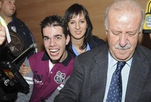 Vicente del Bosque, durante un acto en San Andrs del Rabanedo (Len). | EFE