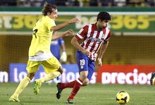 Diego Costa, durante el partido del Atltico en El Madrigal. | EFE