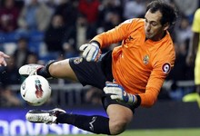 Diego Lpez, durante su etapa en el Villarreal. | EFE