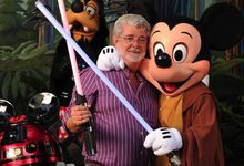 George Lucas, en una premonitoria fotografa de agosto de 2010. | Disney