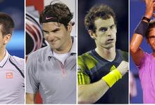 Djokovic, Federer, Murray y Nadal. 