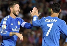 Ramos y Cristiano Ronaldo. | Archivo