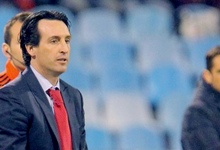 Unai Emery, durante su debut como entrenador del Sevilla. | EFE