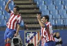 Emre celebra un gol con el Atltico de Madrid. | Archivo