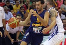 Rudy Fernndez, durante el partido frente a Gran Bretaa. | EFE