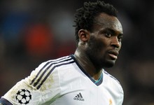 Essien, durante el encuentro ante el Galatasaray. | EFE