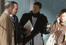 Eufemiano Fuentes (2d) y su hermana Yolanda, a su llegada al juzgado. | EFE