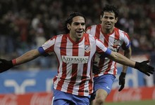 Falcao ha hecho historia con cinco goles contra el Deportivo. | EFE