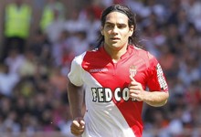 Falcao, durante el encuentro frente al Montepllier. | EFE