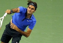 Federer devuelve una bola al taiwans Yen-Hsun Lu. | Cordon Press