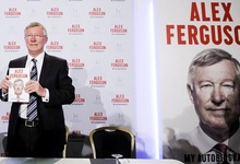Alex Ferguson, durante la presentacin de su autobiografa en Londres. | EFE