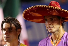 David Ferrer y Rafa Nadal, tras la final del torneo de Acapulco. | EFE