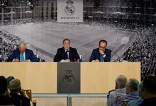 Florentino P�rez, en la asamblea informativa. | realmadrid.com