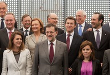 Foto de los barones del PP, con Rajoy | Tarek