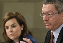 Gallardn y Soraya, tras el Consejo de Ministros | Efe