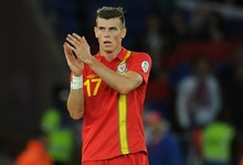 Gareth Bale, durante el Gales-Serbia. | Cordon Press