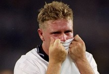 Paul Gascoigne, durante su etapa como futbolista.