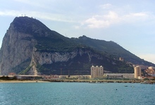 Vista area del pen de Gibraltar. | Archivo