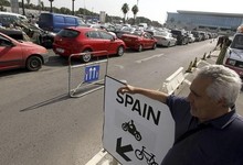 Colas en la frontera entre Gibraltar y Espaa | EFE