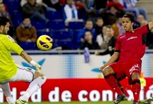 Giovani dos Santos, durante un partido ante el Espanyol. | Archivo