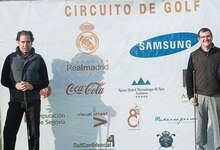 Isidoro San Jos (d), director del circuito de golf de la Fundacin Real Madrid.
