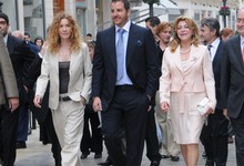 Blanca Cuesta, Borja Thyssen y Tita Cervera | Cordon Press