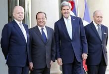Hague, Hollande, Kerry y Fabius | Efe