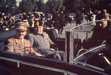 Hitler y Mussolini, durante su reunin en Florencia | Cordon Press