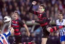 Iago Aspas, durante el derbi en Riazor. | Cordon Press