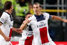 Ibrahimovic celebra uno de sus cuatro goles al Anderlecht. | Cordon Press