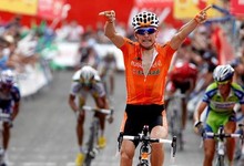 Igor Antn, en un triunfo de etapa con el Euskaltel. | Archivo