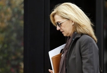 La infanta Cristina acude este viernes a su trabajo | EFE