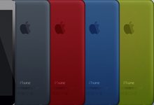 Recreacin de cmo sera el nuevo iPhone 5S en varios colores. | Flickr/CC/Alex Kormis