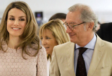 La princesa Letizia, junto al dueo de Mango | Archivo