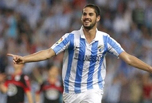 Isco celebra un gol con el Mlaga. | Archivo