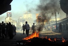 Islamistas, en la Plaza de Ramss en El Cairo | EFE