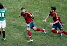 Jes celebra su gol ante Mxico. | EFE