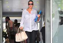 Jessica Bueno a la salida de su ltima revisin | Cordon Press