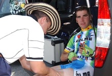 Jess Manzano, con el equipo Kelme en el Tour 2003. | Cordon Press/Archivo